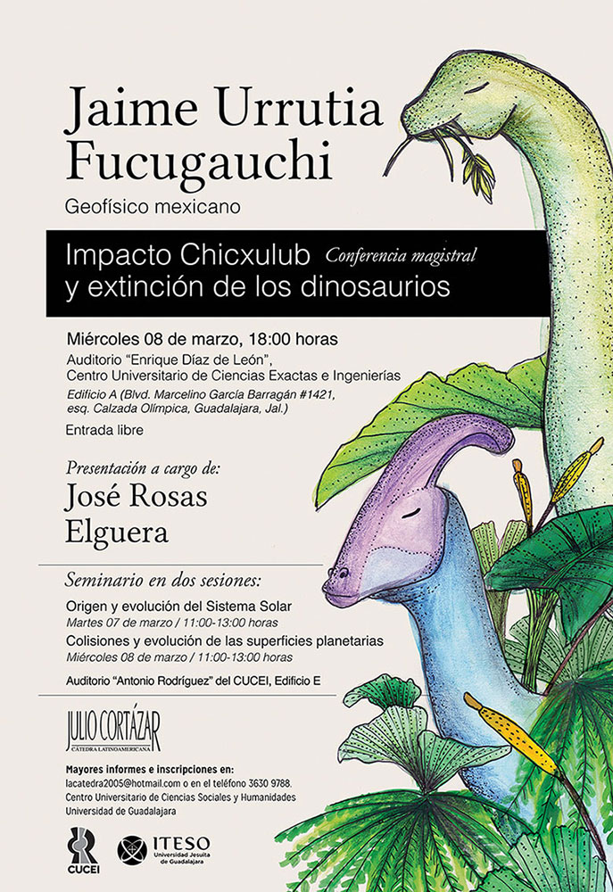 Impacto Chicxulub y extinción de los dinosaurios | en Guadalajara, Jalisco  - Actividad - El Colegio Nacional